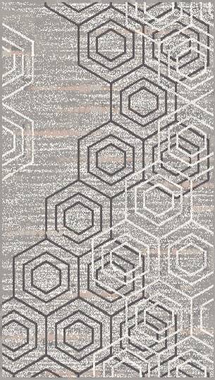 Linea Geox käytävämatto, harmaa/rosa